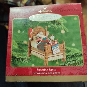 Hallmark Keepsake Ornament Snoozing Santa
